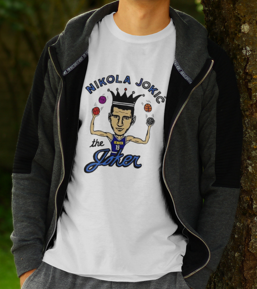 Nikola Jokić The Joker Denver Nuggets NBA Basketball T-Shirt