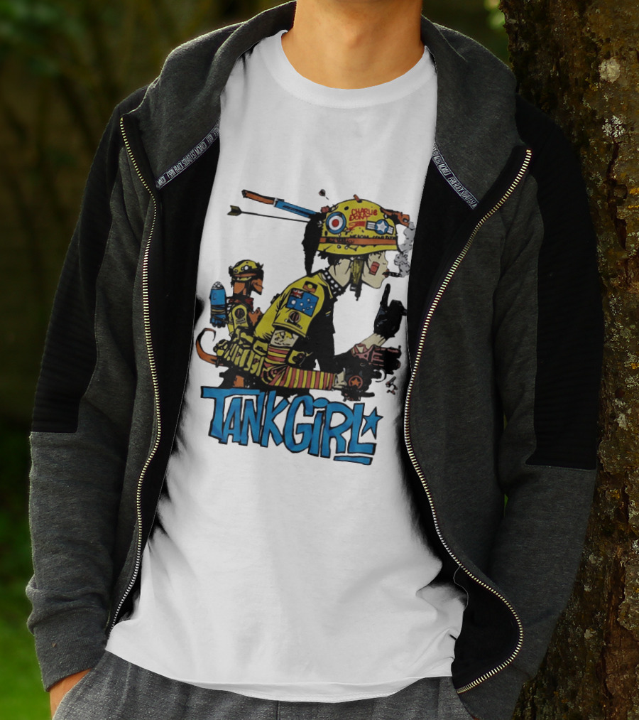 Tank Girl Comic Punk Rock Charlie Don't Surf T-Shirt