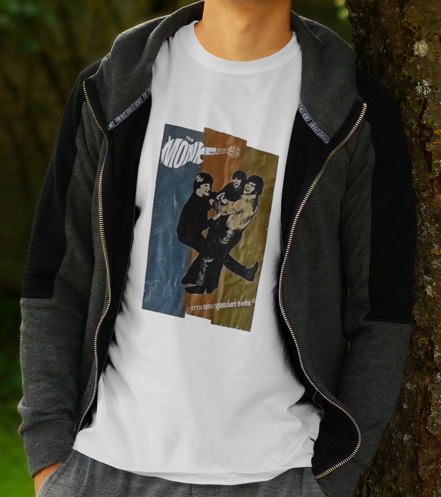 The Monkees 45th Anniversary Tour Vintage Band Celebration T-Shirt