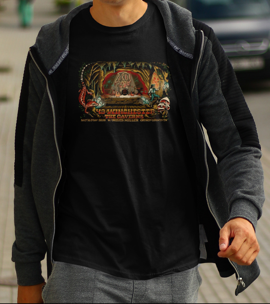 49 Winchester The Caverns May 16 2026 Miles Miller Grundy County TN T-Shirt