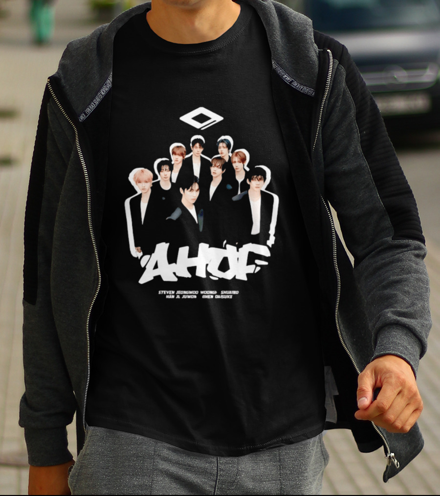AHOF Steven Jeongwoo Woongki Shuaibo Han Jl Juwon Chihen Daisuke T-Shirt