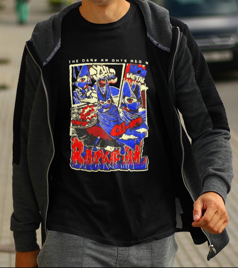 Babymetal The Dark Knights Begin Wow Metal Manga Style Comic T-Shirt