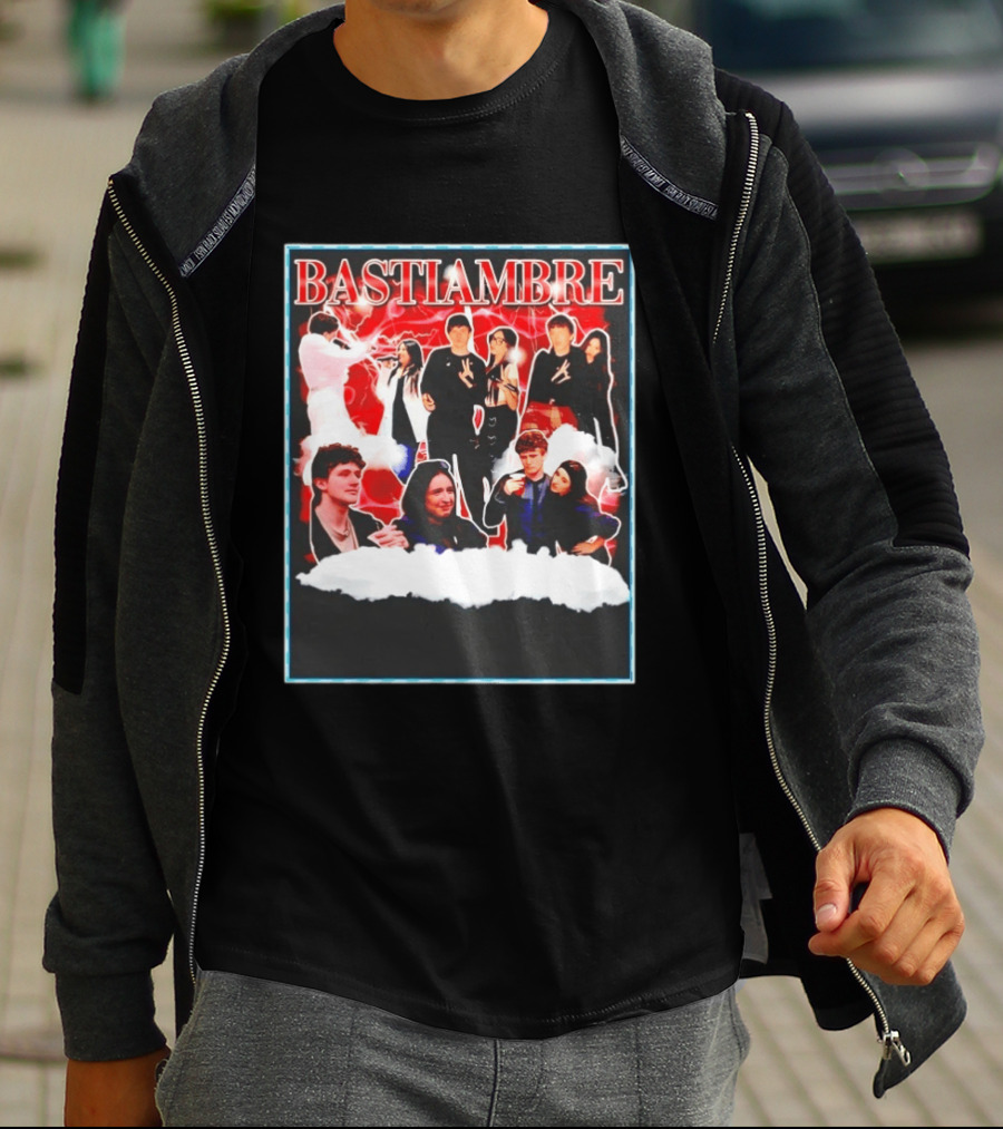 Bastiambre Movie Pop Culture Characters Collage T-Shirt