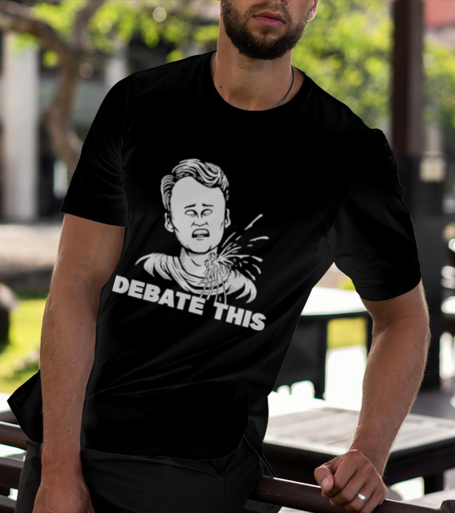 Charlie Kirk Debate This Explosion Head T-Shirt