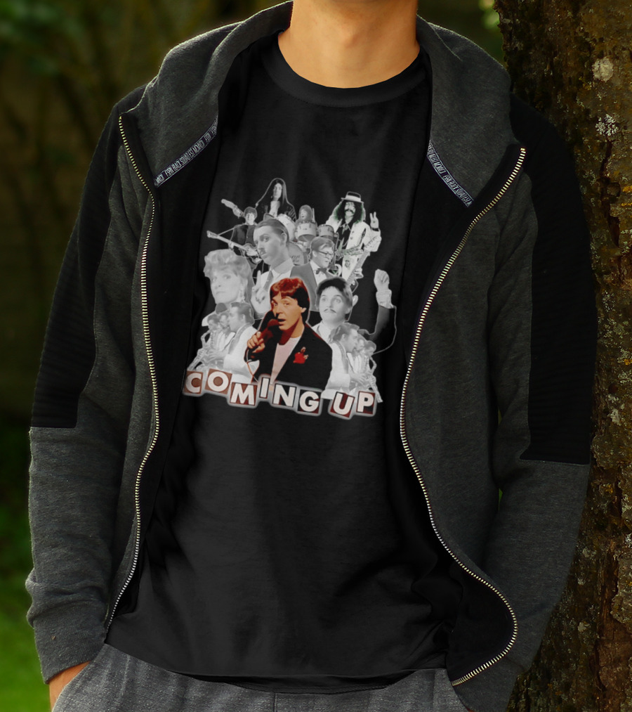 Coming Up Album Paul McCartney Music Video Characters And Band Collage T-Shirt