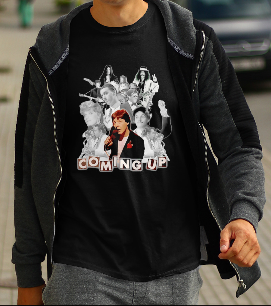Coming Up Album Paul McCartney Music Video Characters And Band Collage T-Shirt