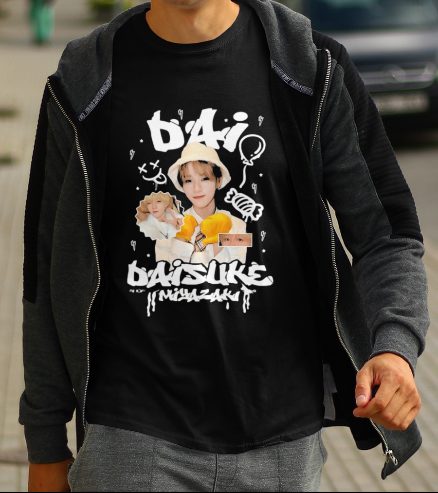 Dai Daisuke Miyazaki AHOF Playful Balloon And Candy T-Shirt