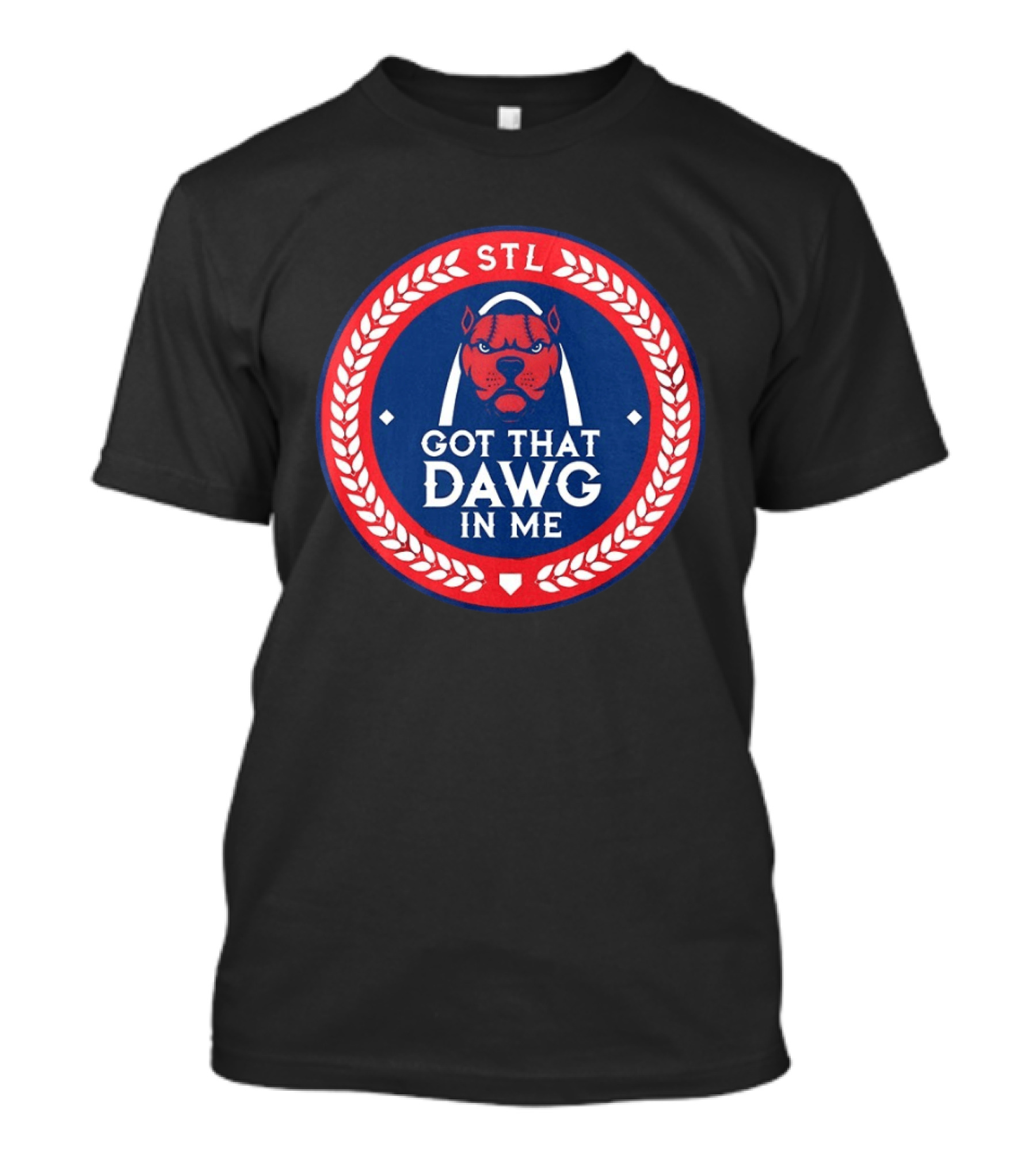 Got That Dawg In Me STL Red And Blue T-Shirt