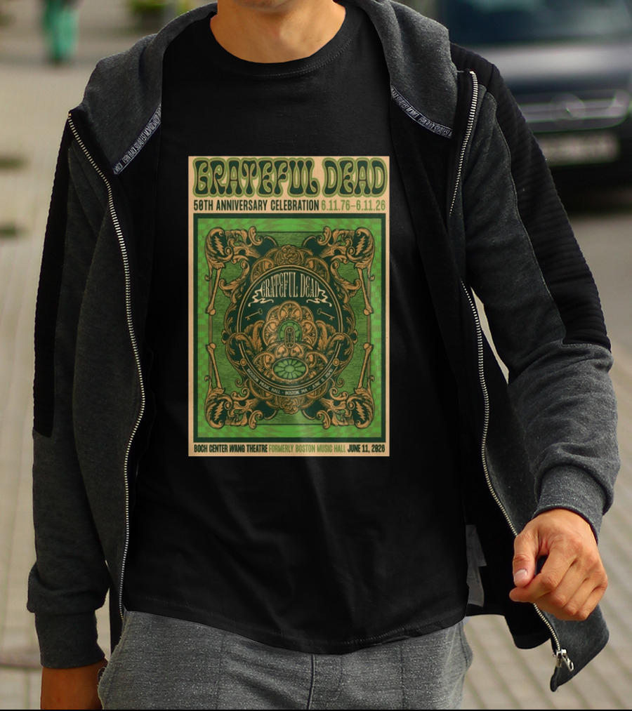 Grateful Dead 50th Anniversary Celebration Boston June 11 2026 T-Shirt
