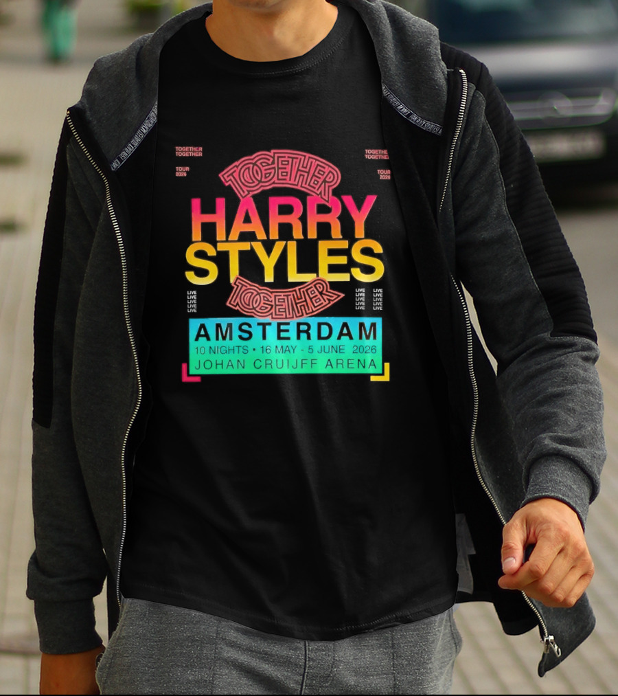 Harry Styles Together Tour 2026 Amsterdam Johan Cruijff Arena T-Shirt