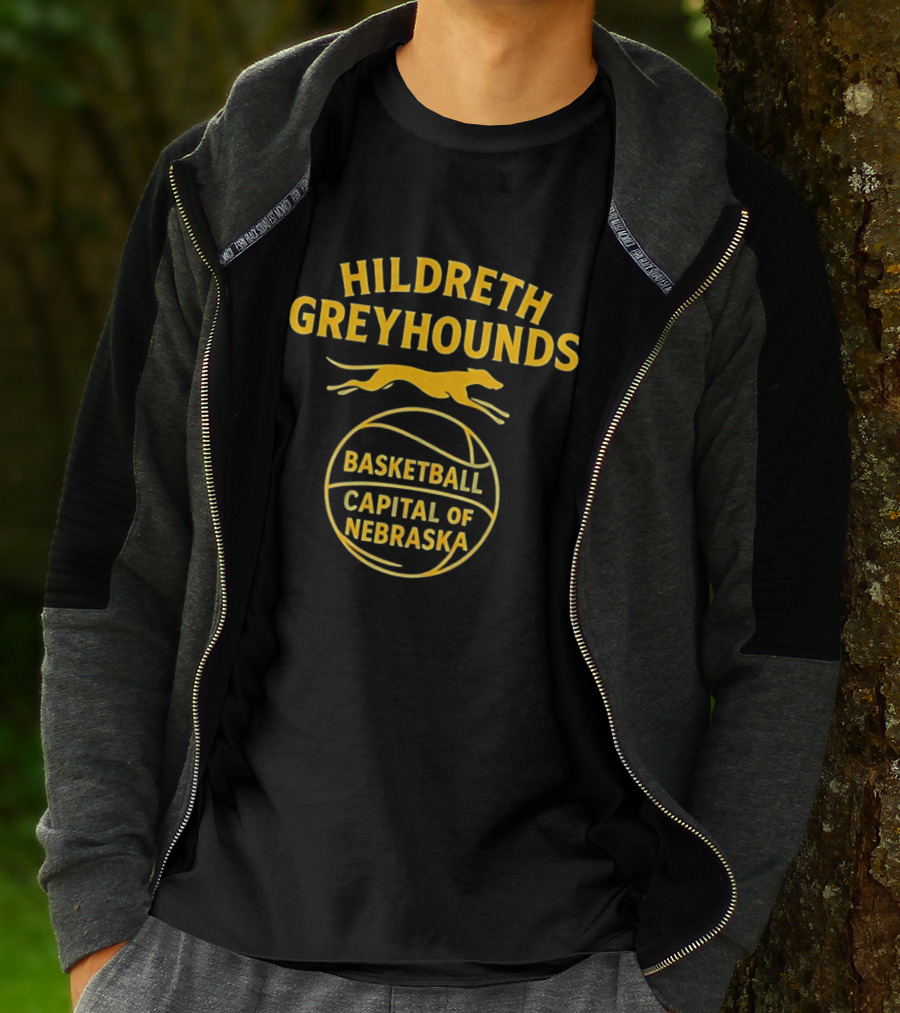 Hildreth Greyhounds Basketball Capital Of Nebraska T-Shirt