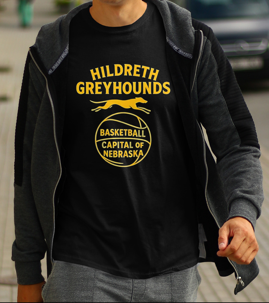 Hildreth Greyhounds Basketball Capital Of Nebraska T-Shirt