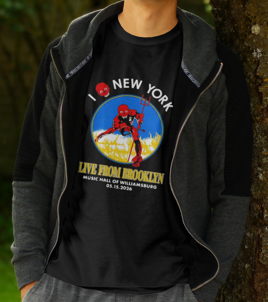 Live From Brooklyn Combust Tour 2026 Music Hall Of Williamsburg I Love New York May 15 T-Shirt