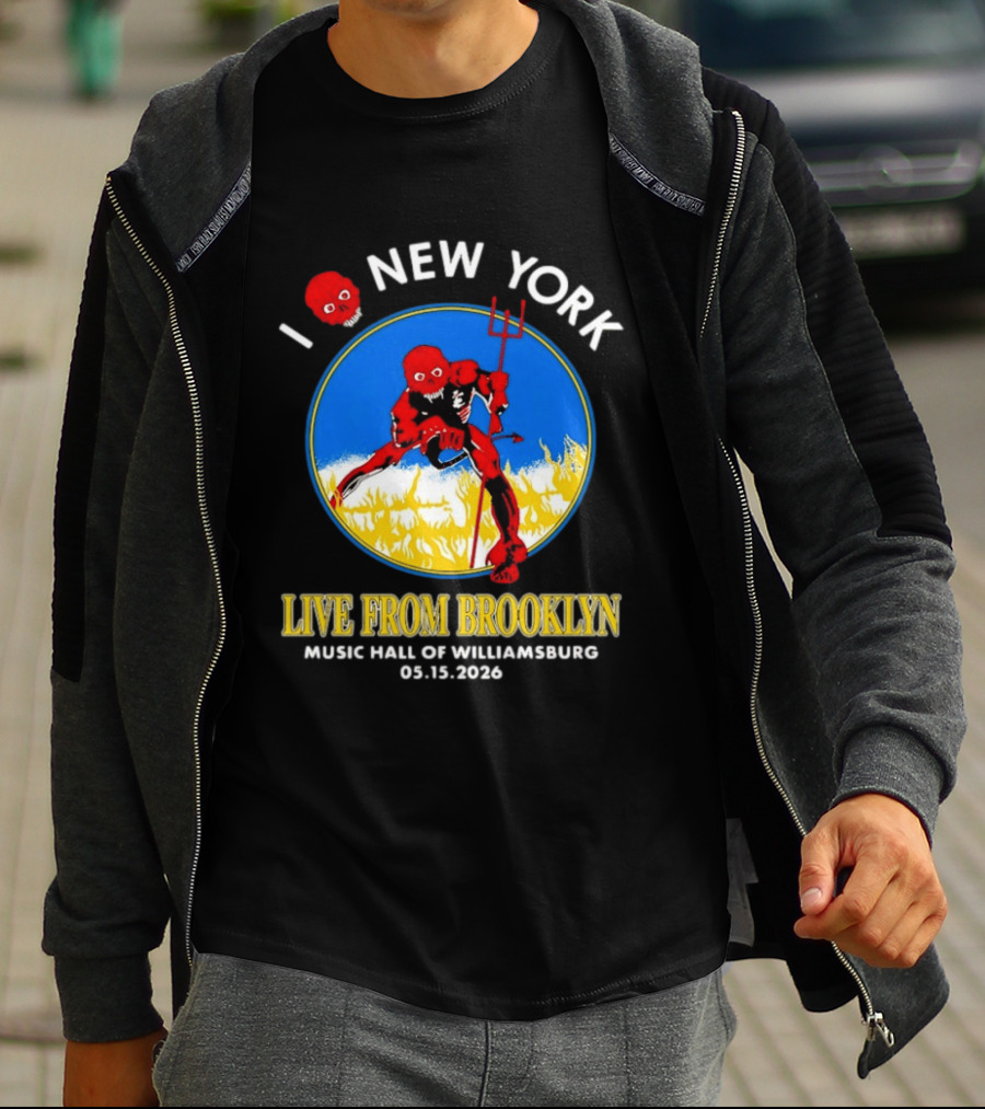 Live From Brooklyn Combust Tour 2026 Music Hall Of Williamsburg I Love New York May 15 T-Shirt