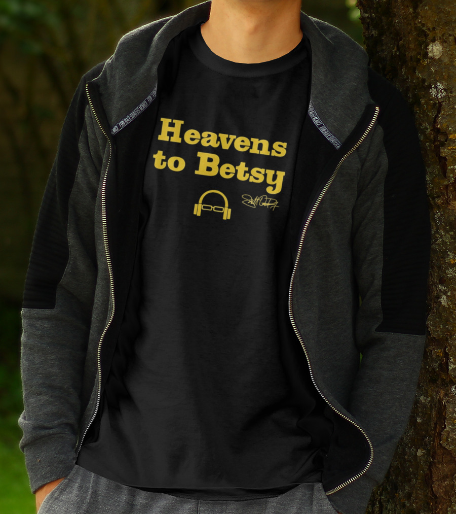 Heavens To Betsy Scott Van Pelt Signature Glasses And Headphones T-Shirt