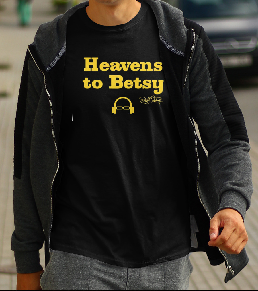 Heavens To Betsy Scott Van Pelt Signature Glasses And Headphones T-Shirt