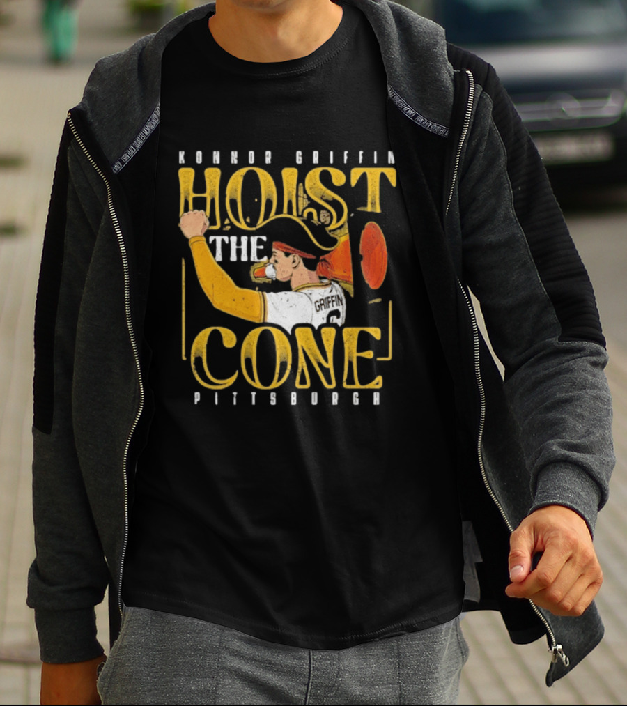 Konnor Griffin Hoist The Cone Pittsburgh T-Shirt