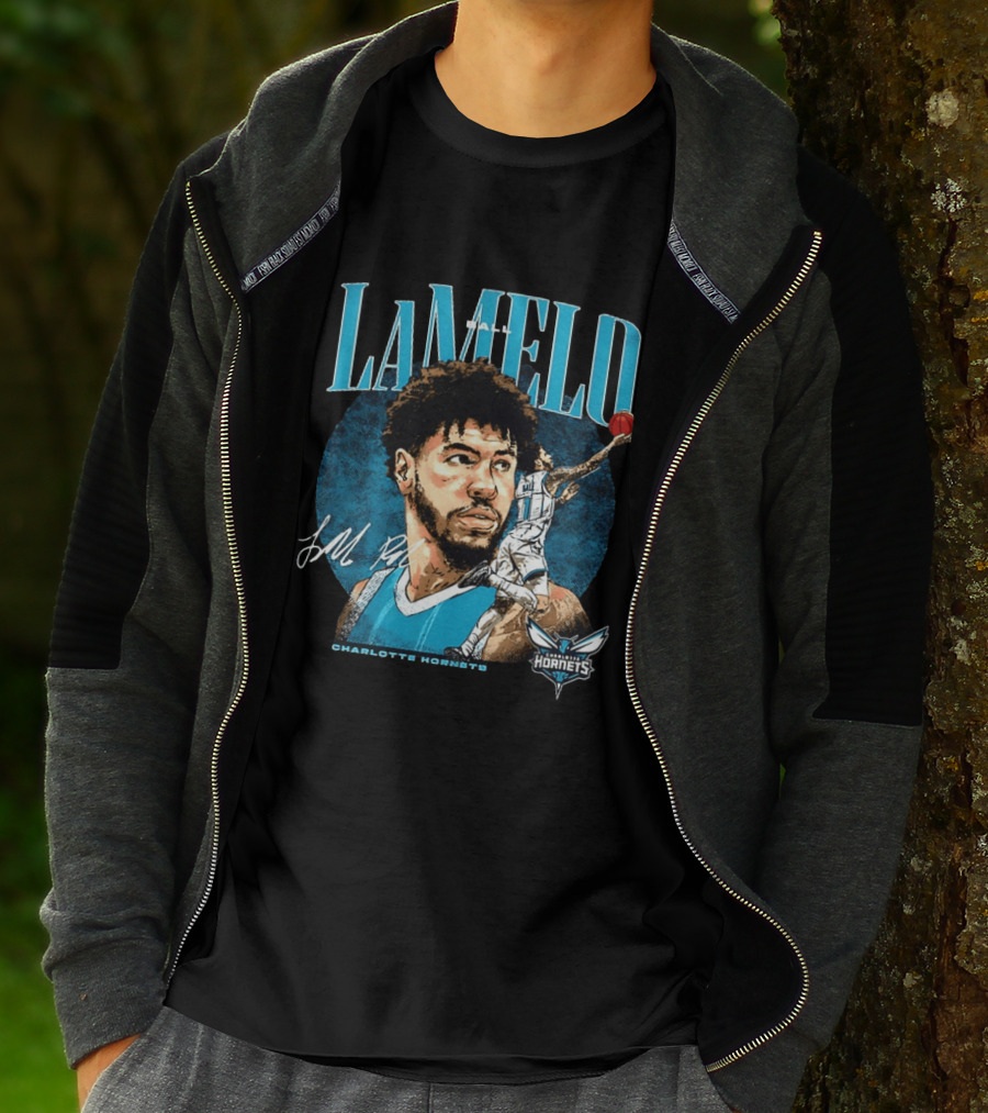 LaMelo Ball Charlotte Hornets NBA 2026 Player Signature Edition T-Shirt