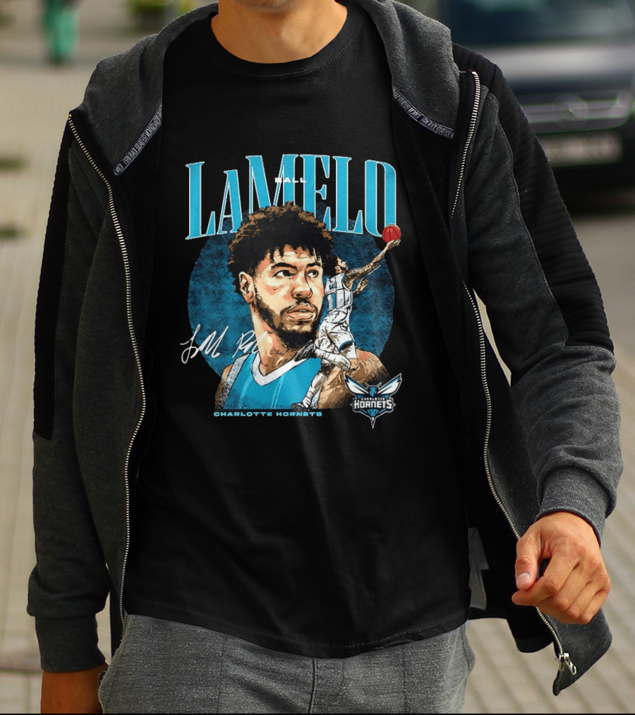 LaMelo Ball Charlotte Hornets NBA 2026 Player Signature Edition T-Shirt