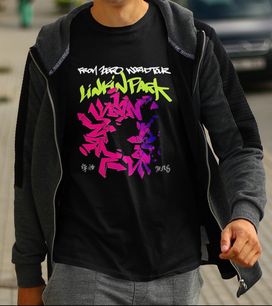 Linkin Park From Zero World Tour 2026 Graffiti T-Shirt