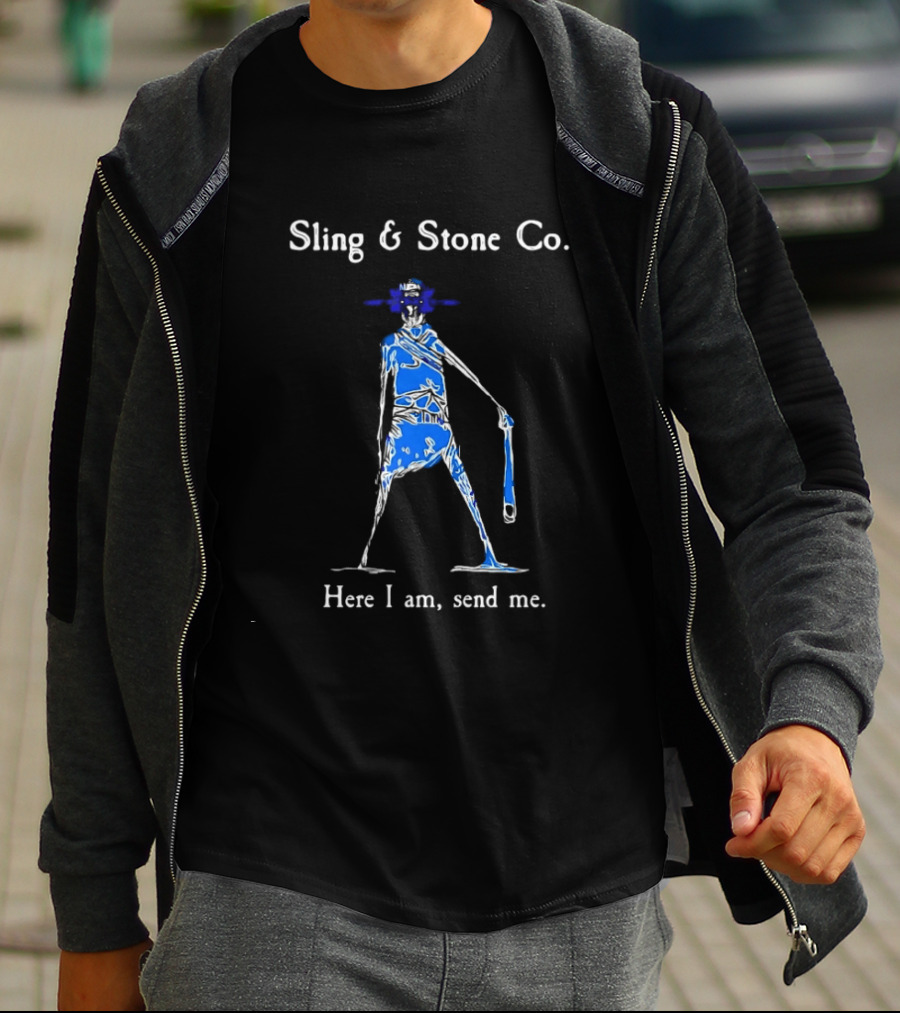 Sling And Stone Co Here I Am Send Me T-Shirt