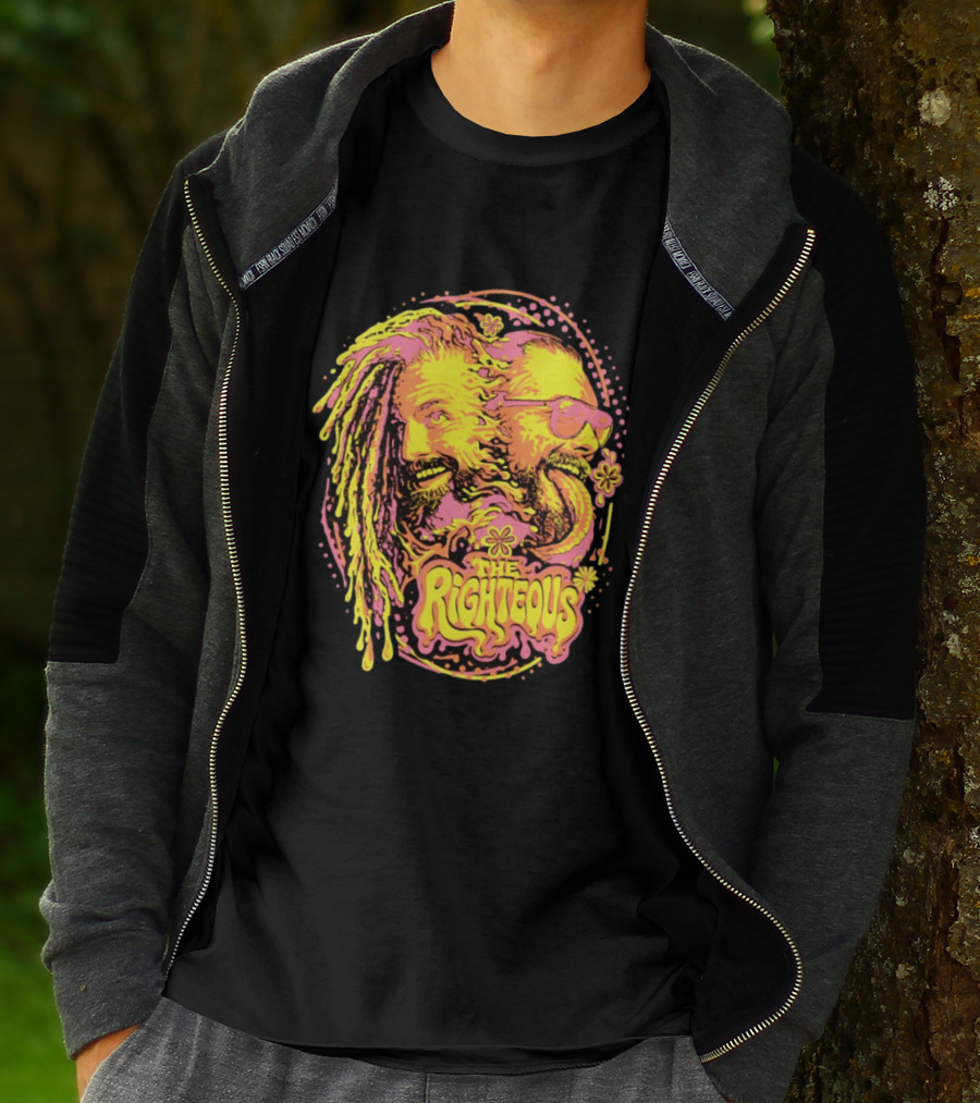 The Righteous Psychedelic Neon Fusion T-Shirt