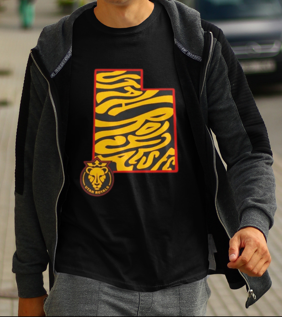 Utah Royals FC Groovy State Lion T-Shirt