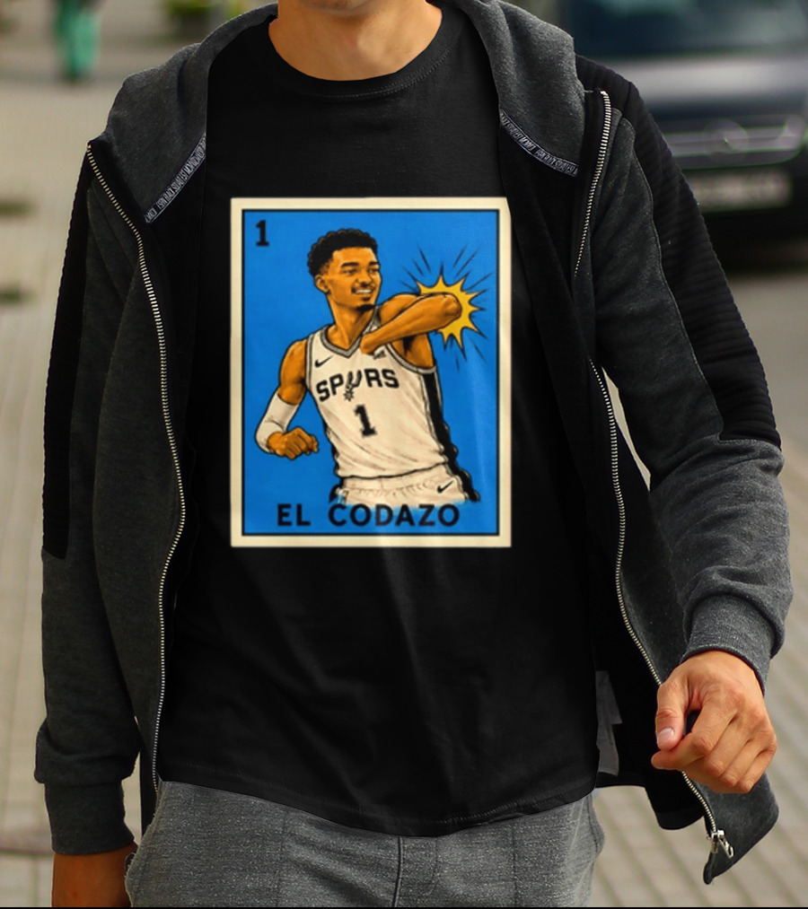 Victor Wembanyama El Codazo San Antonio Spurs NBA 2026 T-Shirt