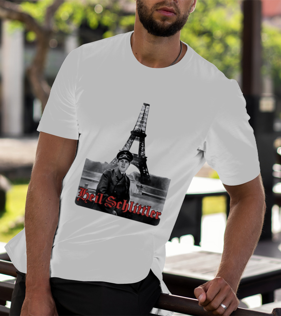 Adolf Hitler X Eiffel Tower Heil Schlittler T-Shirt