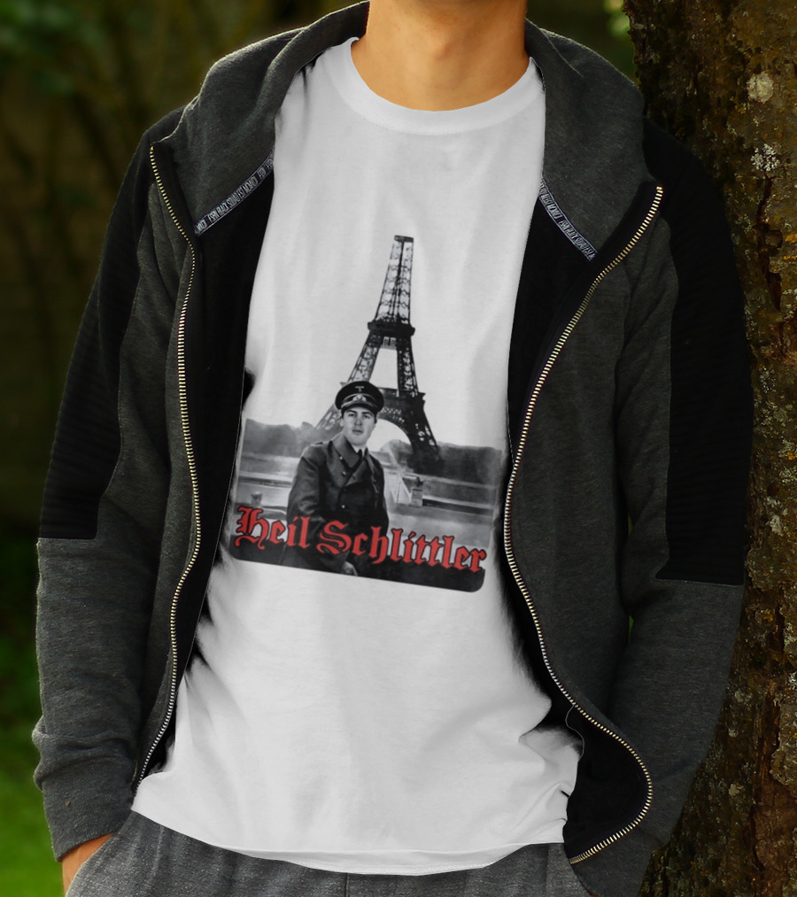 Adolf Hitler X Eiffel Tower Heil Schlittler T-Shirt