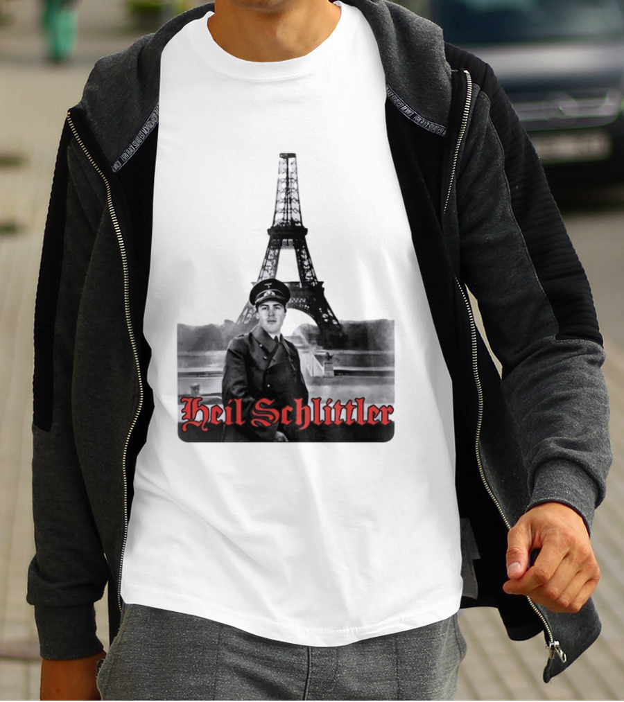 Adolf Hitler X Eiffel Tower Heil Schlittler T-Shirt