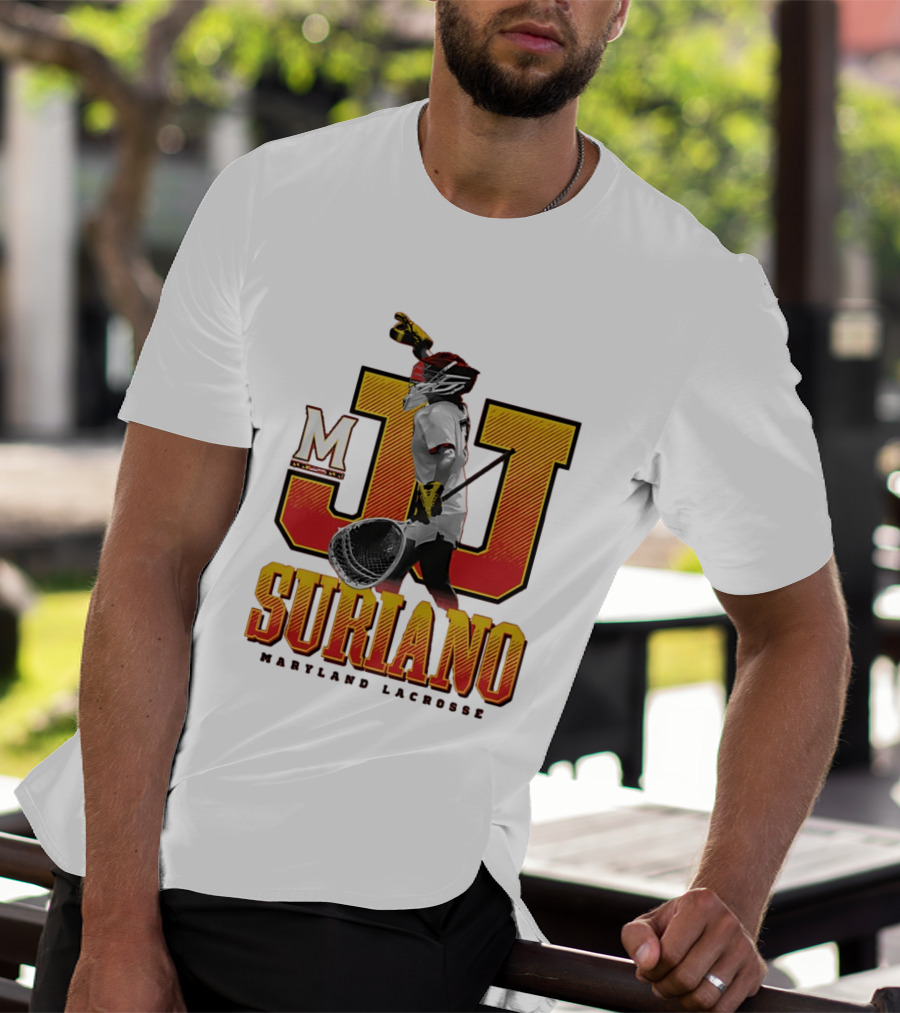 JJ Suriano Maryland Lacrosse M Sports Team T-Shirt