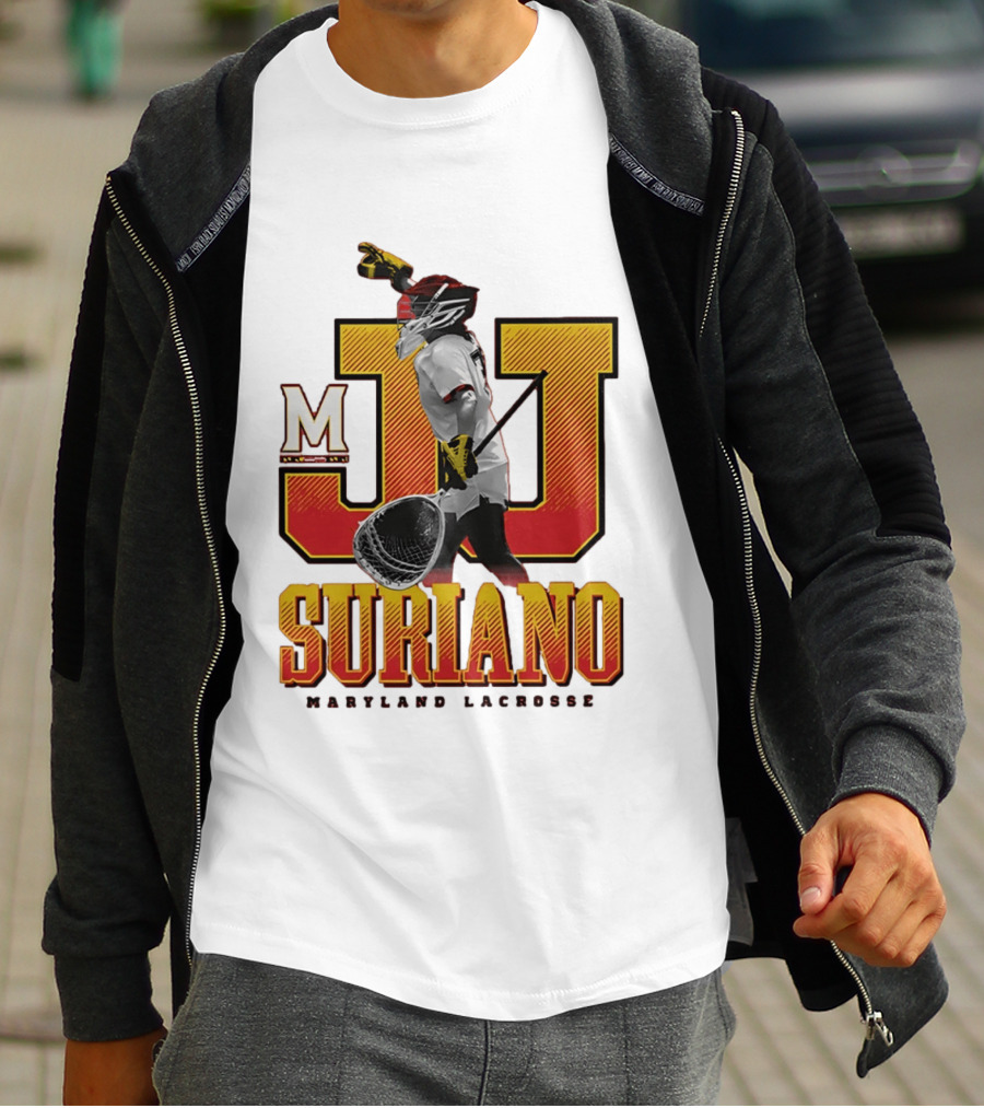 JJ Suriano Maryland Lacrosse M Sports Team T-Shirt