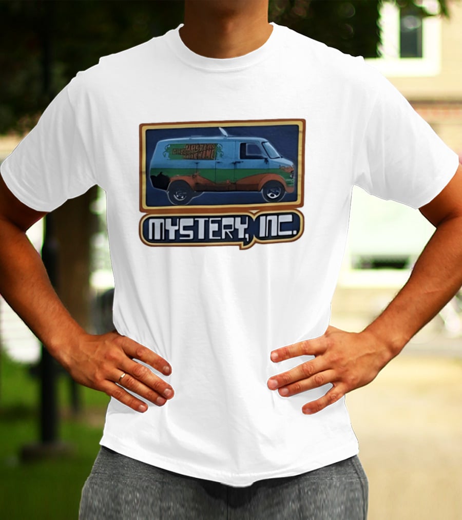 Mystery Inc Scooby Doo Mystery Machine Van T-Shirt
