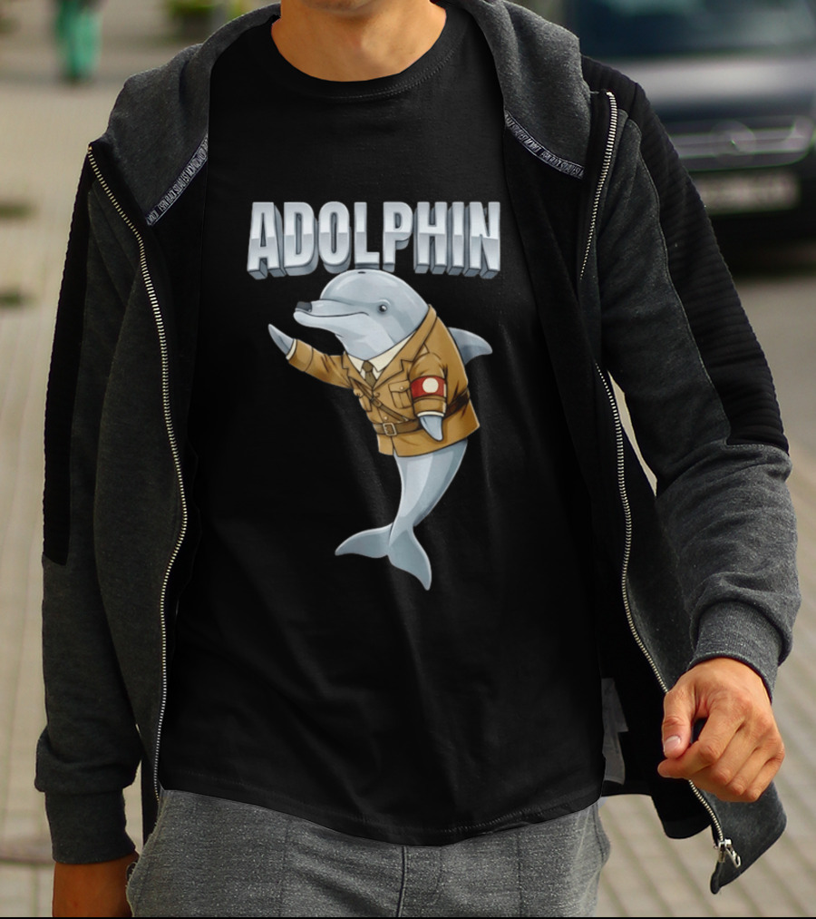 Adolphin Adolf Hitler Dolphin T-Shirt