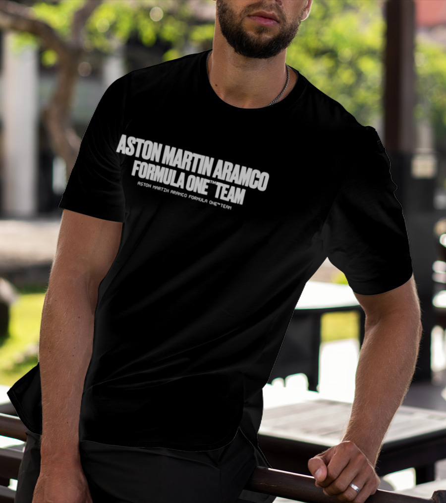 Aston Martin Aramco Formula One Team Racing Apparel F1 Merch T-Shirt