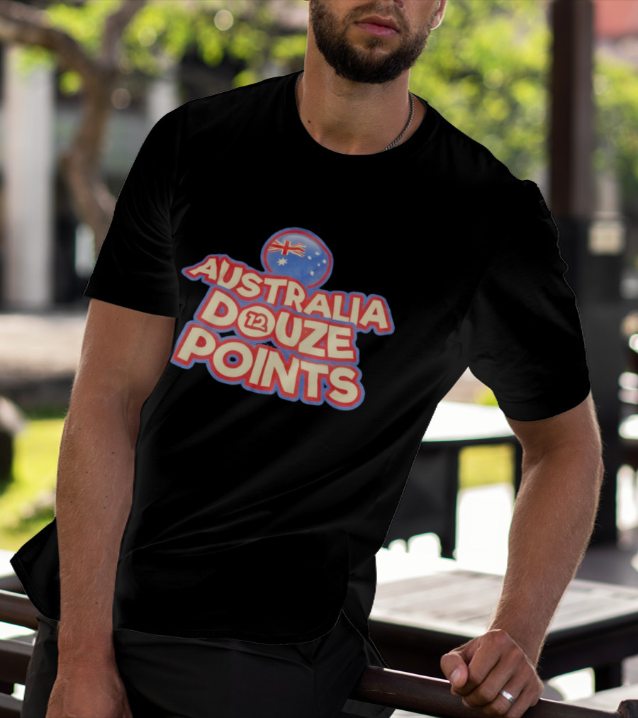 Australia Douze 12 Points Flag Circle Stars T-Shirt
