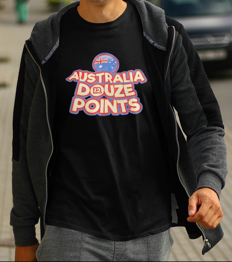 Australia Douze 12 Points Flag Circle Stars T-Shirt