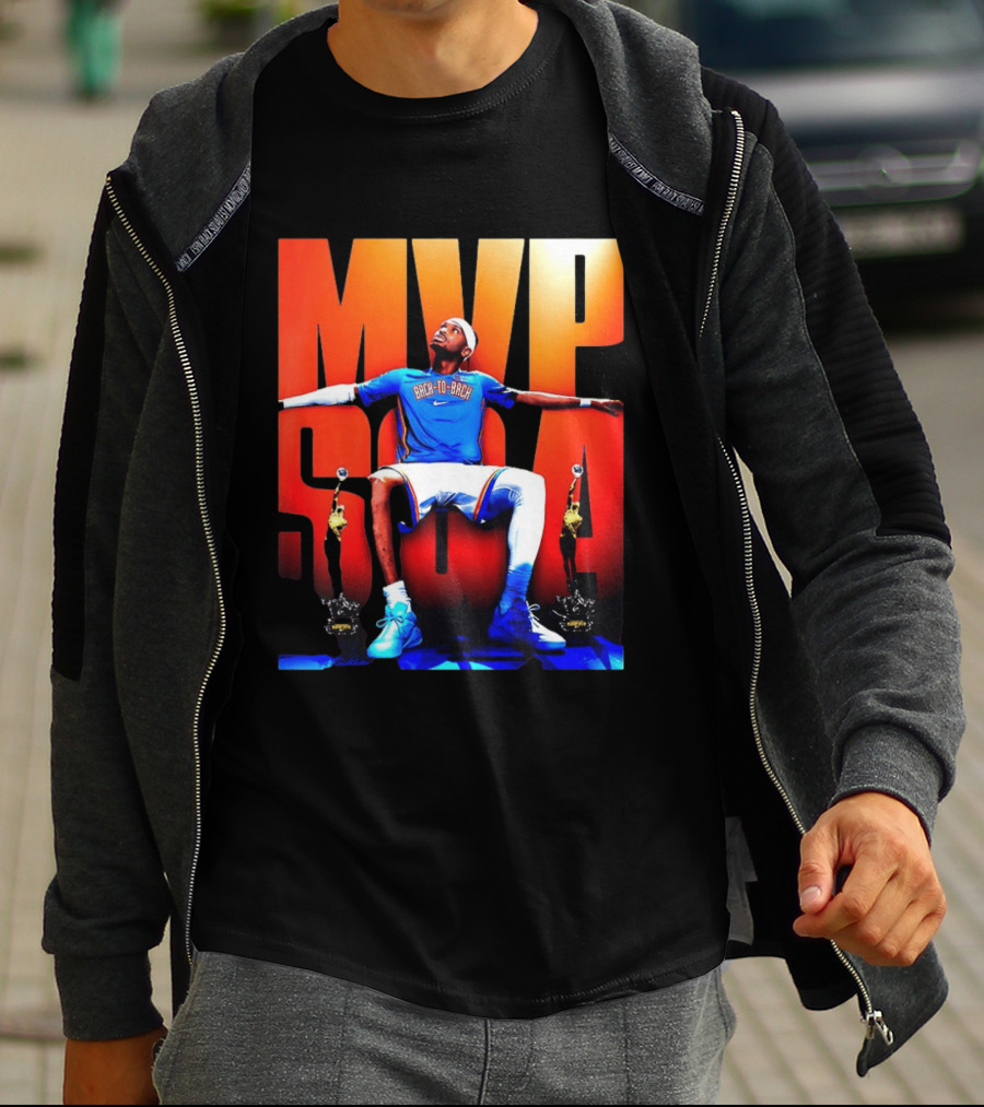 Back To Back MVP Shai Gilgeous Alexander 2026 SGA NBA T-Shirt