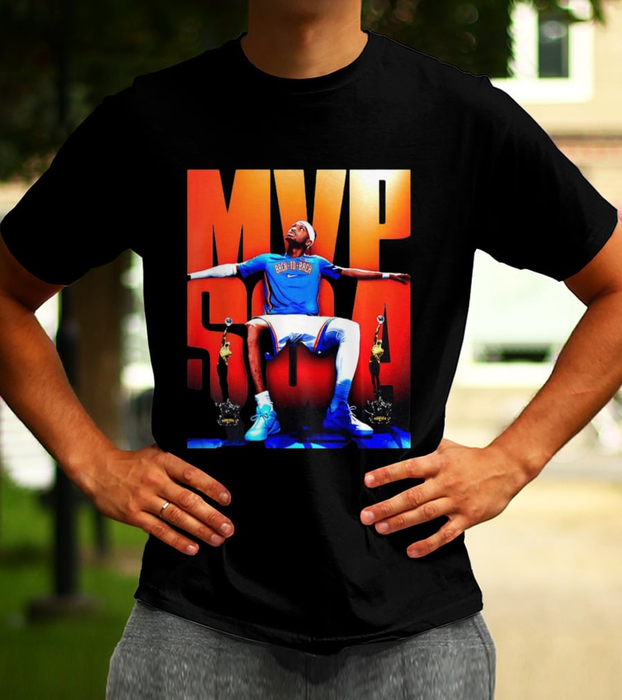 Back To Back MVP Shai Gilgeous Alexander 2026 SGA NBA T-Shirt