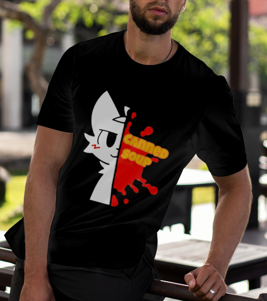 Boykisser Meme Canned Soup Splatter T-Shirt