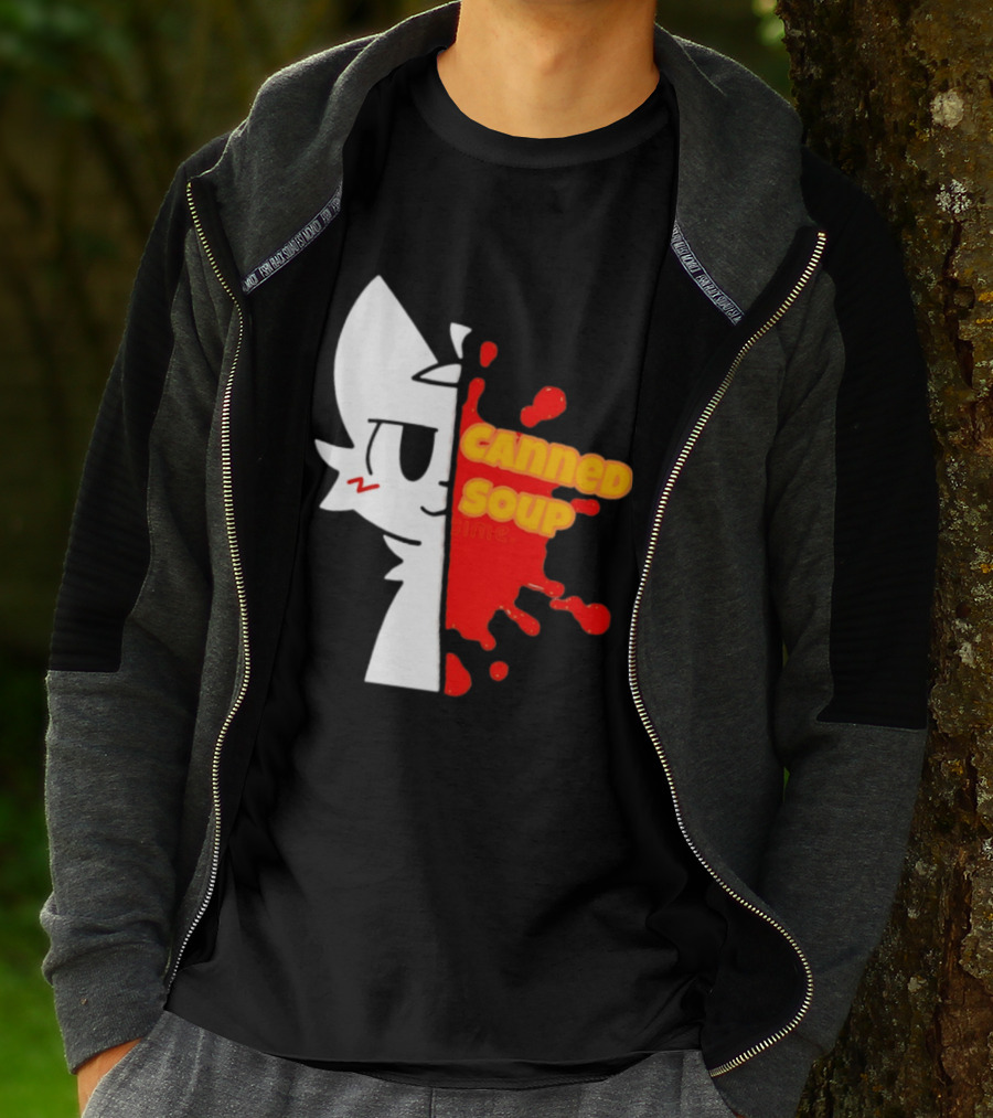 Boykisser Meme Canned Soup Splatter T-Shirt