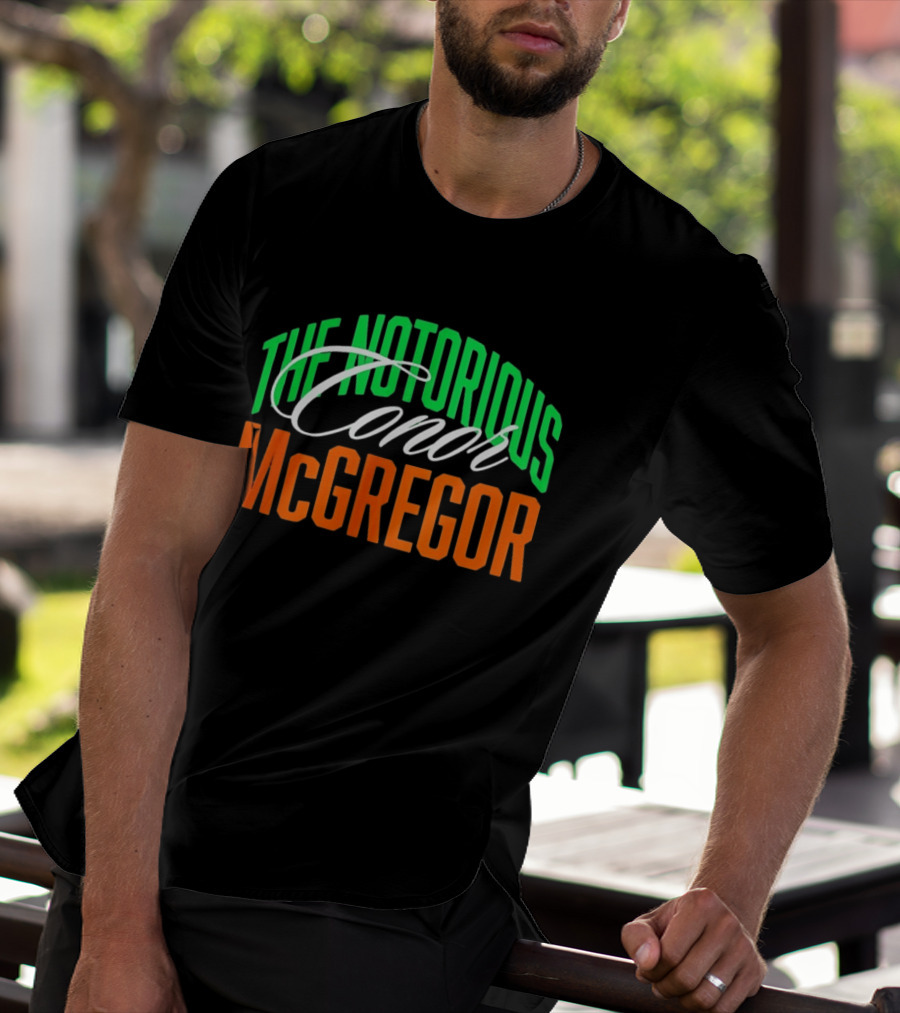 Conor McGregor The Notorious Ireland Flag T-Shirt