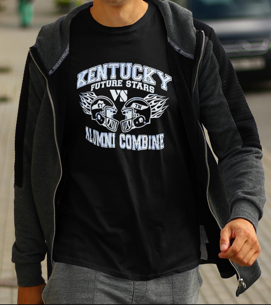 Kentucky Future Stars Alumni Combine VS Tennessee Helmets T-Shirt