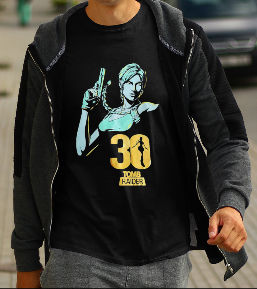 Lara Croft 30 Years Tomb Raider Anniversary T-Shirt