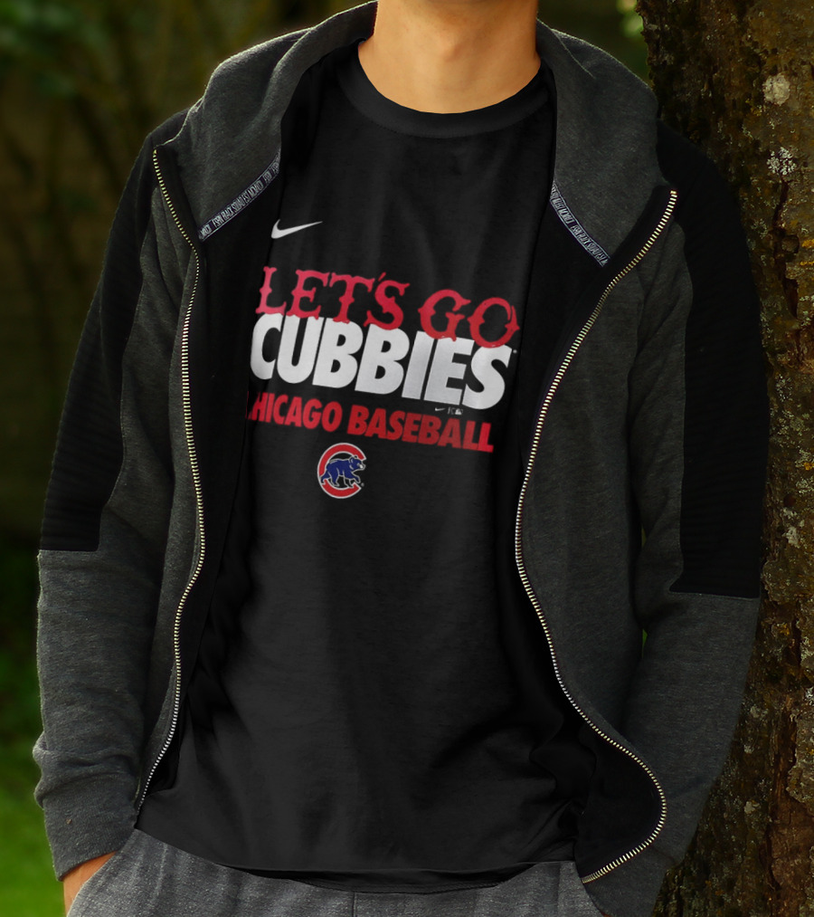 Nike Let's Go Cubbies Chicago Baseball T-Shirt