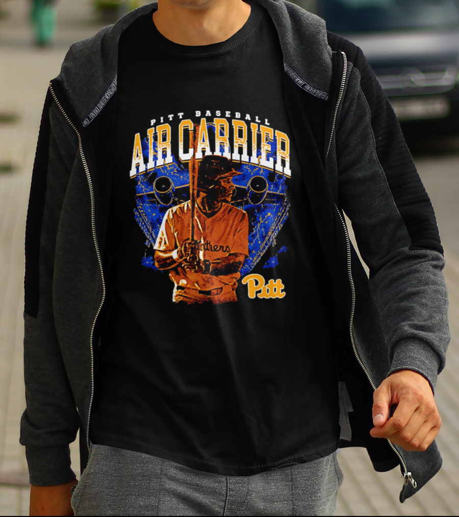 Pitt Panthers Baseball Air Carrier T-Shirt