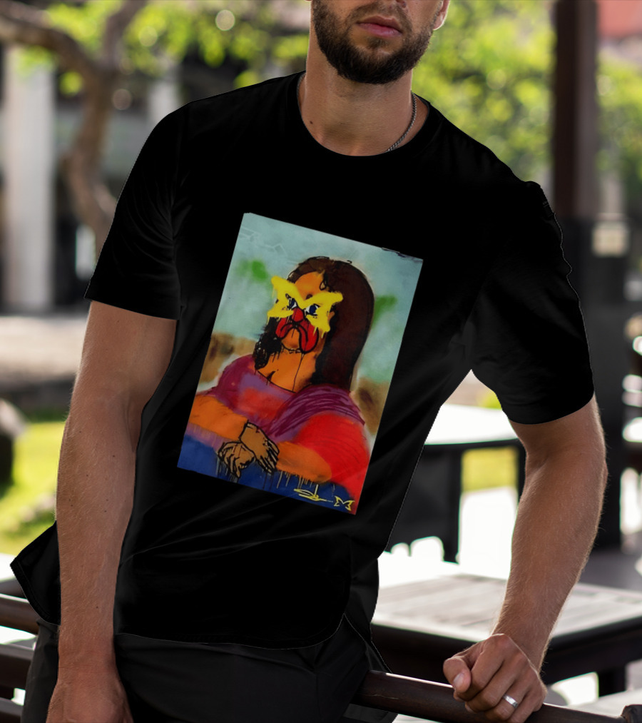 Mertra Slawn Mona Lisa Graffiti Remix T-Shirt