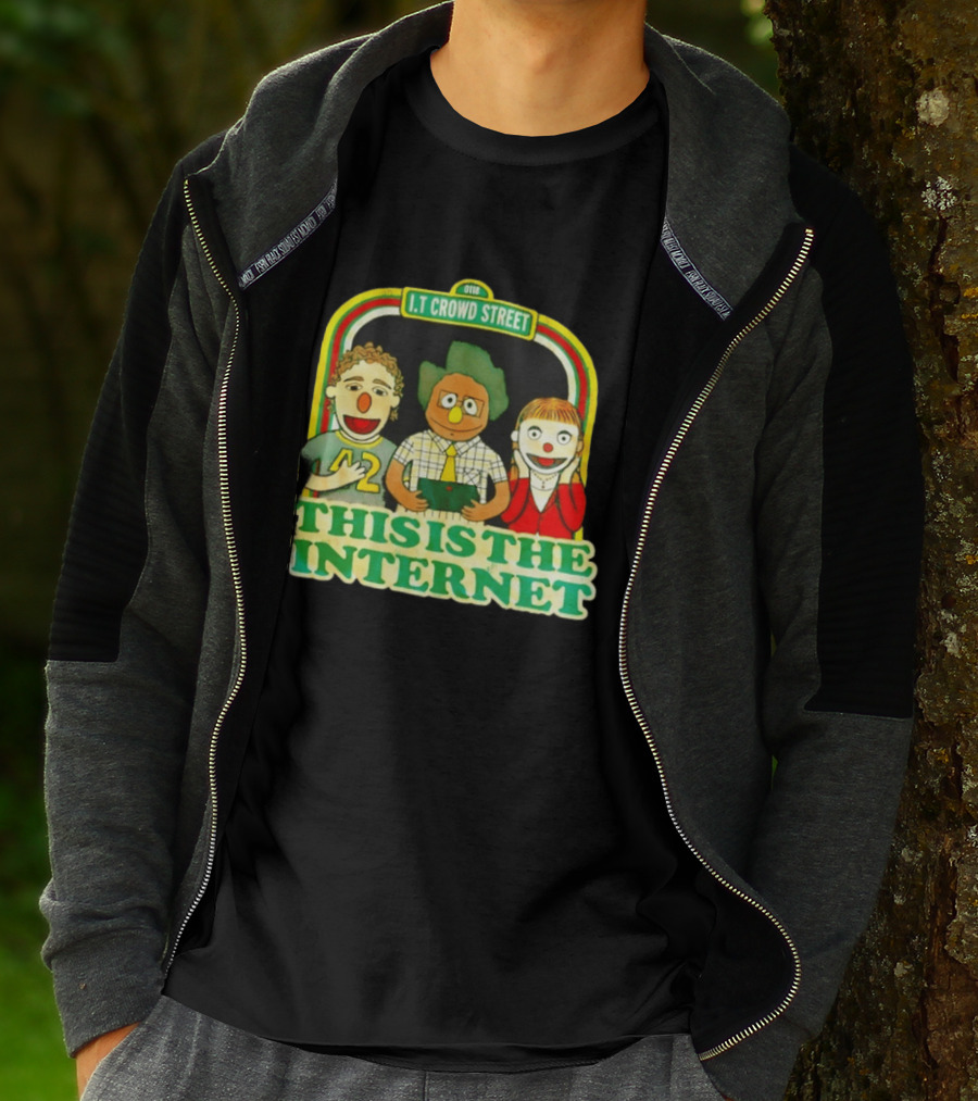 The IT Crowd Street This Is The Internet 0118 Muppet T-Shirt
