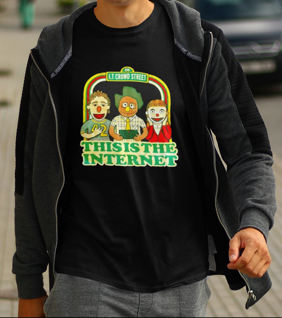 The IT Crowd Street This Is The Internet 0118 Muppet T-Shirt